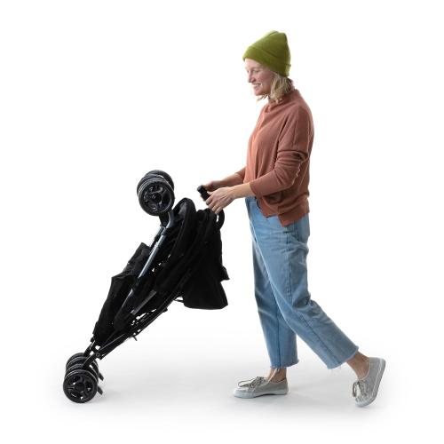 3Dlite Convenience Stroller, Gray – Lightweight Stroller with Aluminum Frame, Large Seat Area, 4 Position Recline, Extra Large Storage Basket – Infant Stroller for Travel and More