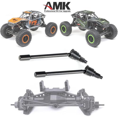UTB18 RC Front & Rear Drive Shaft CVD Axle for Axial RC Crawler 1/18 UTB18 Capra Unlimited Trail Buggy RTR Upgrade Part (2pcs Front Drive Axles)