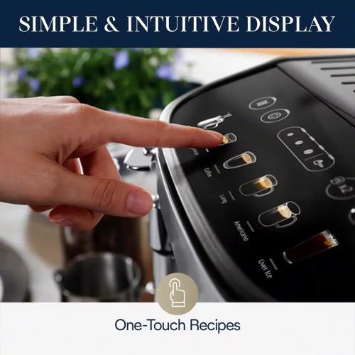 De'Longhi Magnifica Evo Automatic Espresso & Coffee Machine with Manual Milk Frother, Built-in Grinder & Auto-Clean Function - For Latte, Cappuccino, Americano, Iced Coffee, ECAM29043SB ‼️stains and could have missing parts ‼️