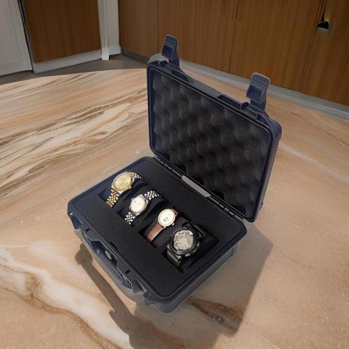 Watch Travel Storage Container Shockproof And Case Wristwatches Presentation Box With Carry Handle