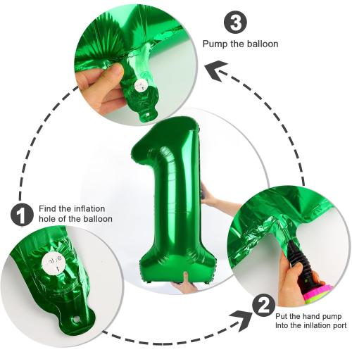 Numbers 22 Balloons, 22nd Dark Green Party Decorations for Girl Boys, 40 In Big 22nd Balloons for Engagement, Wedding, Celebration Party, Graduations, Photo Shoot