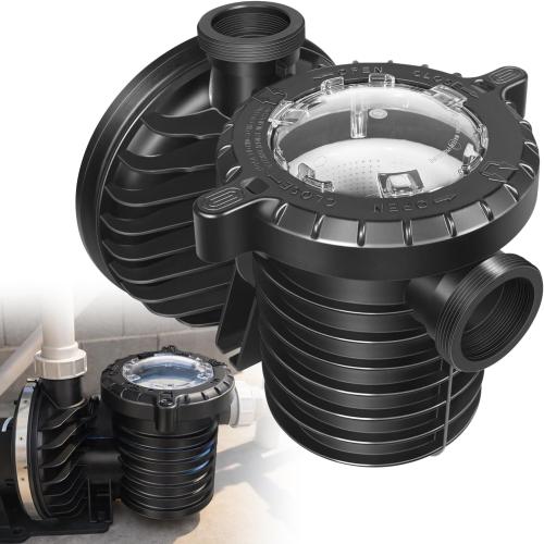 17307-0110S Pool Pump Tank Body Assembly fits for Pentair Sta-Rite IntelliPro VS, VSF, VST & Max-E-Pro Series Pumps, Trap Body Housing Replacement with Basket, Drain Plugs & Lid for Pool Spa Pumps
