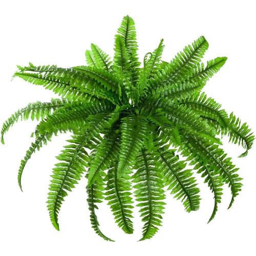 45in Ferns Artificial Plants Large, UV Resistant Artificial Ferns, Artificial Plants Outdoor, Weatherproof Faux Boston Fern Realistic Fake Plants for Porch Home Garden Patio (1, 38 Branches)