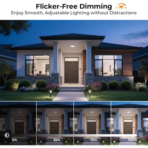 LED Flood Light Bulbs, PAR38 Outdoor Flood Light Bulb 5000K,13W 100W Equivalent, Daylight White LED Floodlight Dimmable, Waterproof for Porch Yard Garage, E26 Base, 15,000 Hrs, 2 Pack