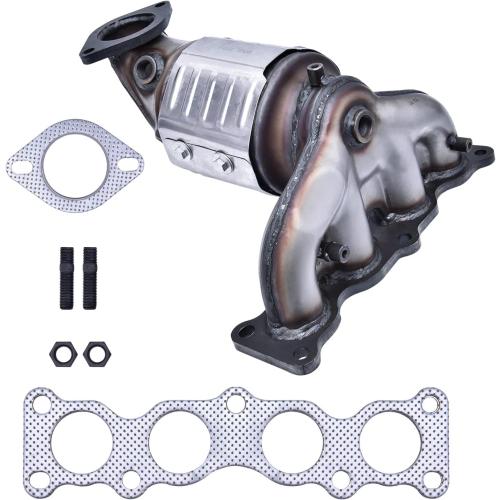 28510-2GCA0 Front Manifold Catalytic Converter Fits for 2017-2018 Hyundai Santa Fe Sport 2.4L Base/Luxury/Premium/SE, Front Catalytic Converter Replace 28510-2GCA0, 285102GCA0, 22-086