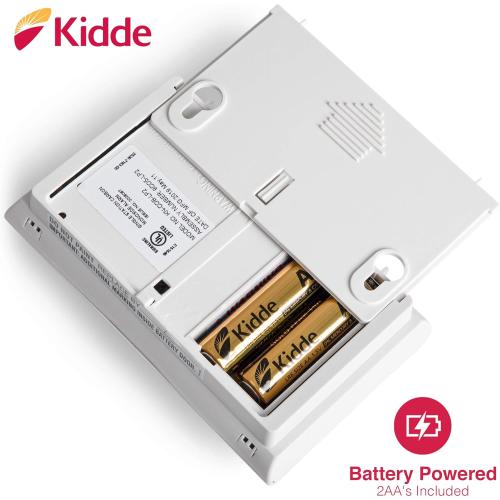Kidde Carbon Monoxide Detector, AA Battery Powered, Portable for Travel or Home, 85 dB Alarm, LED Status Indicators, 3rd Edition