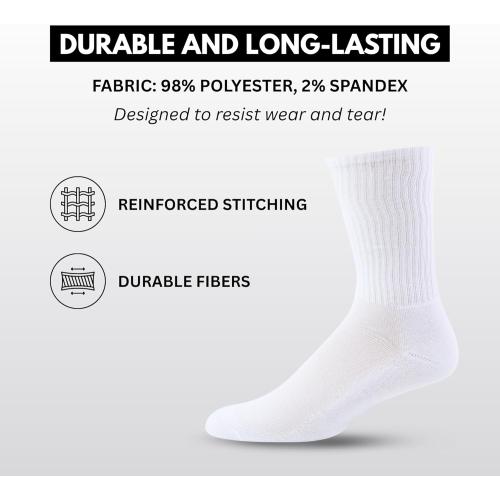 2 pack...True Religion Mens 3  Pairs Crew Socks for Men Premium Athletic Men's Socks, Shoe Size S/M