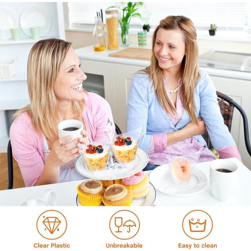 Clear Clear Plastic Dessert Cups