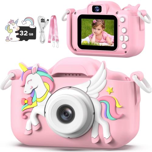 Masterbee Children's Camera Toys for Girls & Boys, 3-12 Years - 1080P HD Video Kids Digital Camera - Perfect for Christmas & Birthday Gifts