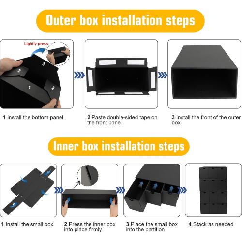 ‼️MAY HAVE STAIN SCRATCHES IR MISSING ITEMS‼️Trading Card Storage Box, Includes 12-600 CT Boxes & 48 Card Dividers, 12000  Trading Card Organizer for Collectible Card Games, for TCG, MTG, PTCG, Baseball Cards, with Labels & Tapes