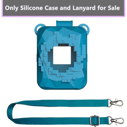 Silicone Case for Bitzee Magicals Interactive Toy Digital Pet, Protective Skin Cover for Bitzee Magicals Virtual Electronic Digital Pet Accessories (Blue)