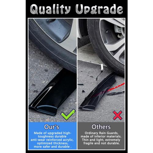 Vent Shades Rain Guards for Jeep Cherokee 2014 2015 2016 2017 2018 2019 2020 2021 2022 2023 Accessories, for Jeep Cherokee Window Deflectors Window Visors