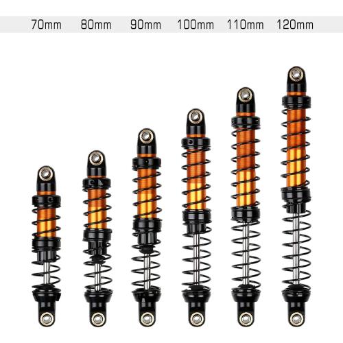 INJORA RC Shock Absorber 4pcs RC Damper for 1/10 RC Crawler Car Axial SCX10 90046 AXI03007 TRX4 TRX6 (70mm)