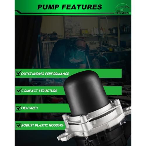17610-0C020 Secondary Air Injection Pump Smog Pump for:-Toyota Tacoma 2005 2006 2007 2008 2009 2010 2011 2012 2013 2014 2015 2.7L, Replacement OE# 176000C020, 176100C020