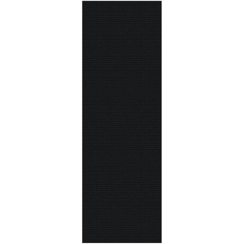 KOZYFLY Washable Runner Rug 3x14 ft Hallway Kitchen Runner Rugs with Rubber Backing Bobo Non Slip Entryway Runner Indoor, Long Carpet Runners for Hall Kitchen Entryway, Black
