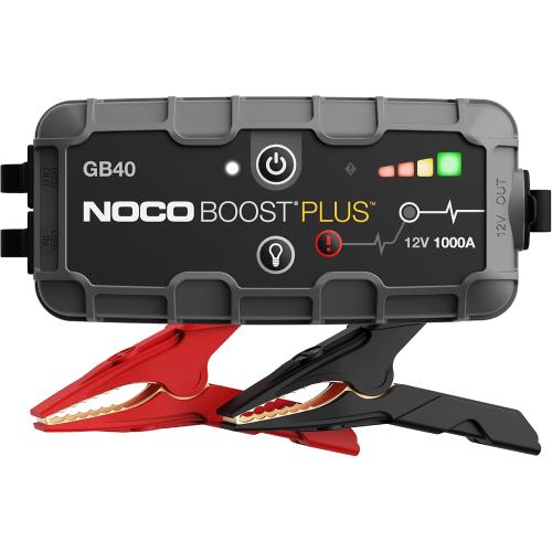 NOCO Boost GB40: 1000A UltraSafe Jump Starter – 12V Lithium Battery Booster Pack, Portable Jump Box, Power Bank & Jumper Cables - for 6.0L Gas and 3.0L Diesel Engines