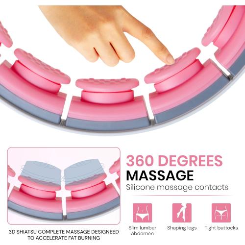 Symba Smart Weighted Hula Hoop, Hoop Fit, Premium PVC Quality