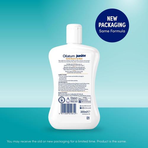Oilatum Daily Junior Head To Toe Wash for Dry skin, 300 ml