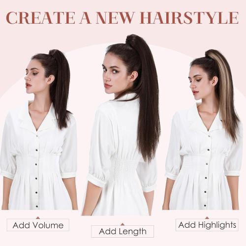 Human Hair Claw Clip Ponytail, Claw Clip Human Hair Ponytail,Effortless Application with Secure Hold,Style in Seconds,Quick Styling Solutions for Busy Lives,18/113g CARAMEL WITH LITTLE WHITE