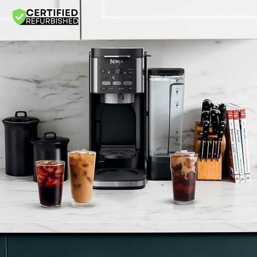 Ninja CFP105 DualBrew Hot & Iced Coffee Maker Black (Renewed)