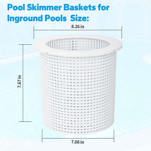 R38013A Pool Skimmer Basket for Inground Pool Compatible with Pentair American Admiral Skimmer Basket Pool Basket Skimmer Pool Skimmer Basket Replacement for Pentair r38013a