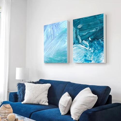 Falling in Art DIY Canvas Stretcher Bars, 24 x 36 Canvas Framing Kit, Wood Stretcher Frames for Oil Paintings, Paint by Numbers, and Posters