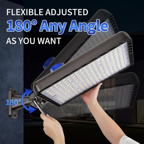 480W LED Parking Lot Light,Commercial Flood Light for Large Area | 72000LM Shoe Box Street Light with Dusk to Dawn Photocell,5000K IP65 Waterproof Adjustable wall Mount,110-277V