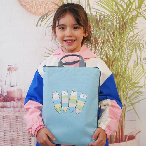 Upgraded Large Size Magic Practice Writing Copybook, Reusable for Kids, Reusable Copybook Preschool for Kids Age 3-8 ​Calligraphy(4 Books with Pens)-Blue Bag