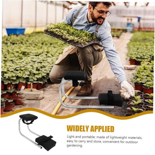 YARNOW Portable Garden Kneeler and Seat Wearable Kneeling Device Foam Pad Lightweight Gardening Stool for Outdoor Tasks for Gardeners and Camping