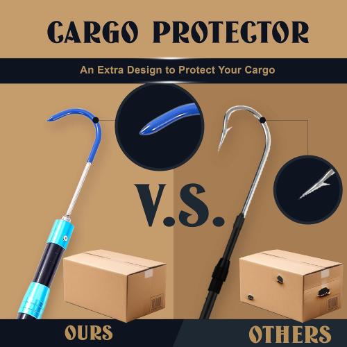 LOVEETA® 6.3 Ft Cargo Grabber Reach Retriever Tool - 2.0 New Upgraded Extendable Pickup Truck Bed Accessories, Multi-Use Truck Bed Reach Tool (Jet Black) - maybe missing pieces