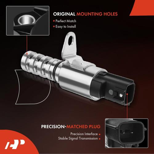 A-Premium Engine Variable Valve Timing (VVT) Solenoid Compatible with Nissan Altima 2013-2017, Rogue 2014-2020, L4 2.5L, Replace# 237963TA1A, 237963TA4A