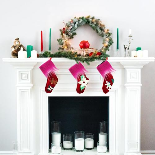 Faux Fur Fabric Precut Fur Strips 2x60inch Hot Pink Fur Fluffy Fuzzy Craft Furs for Gnomes Beard Santa Claus Hair Dwarf Cosplay Costume DIY Craft Christmas Decoration