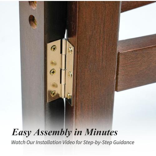 Size 39.4 W x 27.6 H x 13.6 D Inches, Computer Desk, Foldable Desk, Home Office Desks, Solid Wood Writing Desk, Mid Century Modern Desks, Oak Study Table, Folding Desks for Small Spaces, 39.4 W x 27.6 H x 13.6 D Inches, Walnut