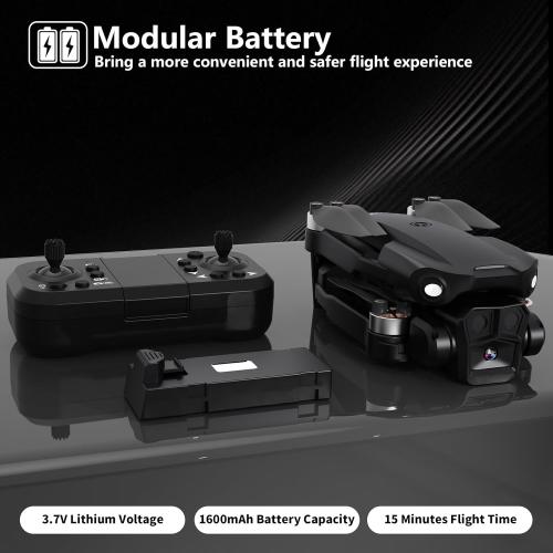 TD12Pro Drone with 1080P HD Camera, Brushless Motor, Optical Flow Positioning, Level 3 Wind Resistance, 3 Speed Modes, Drones for Adults Beginners, Outdoor Photography Foldable RC Quadcopter