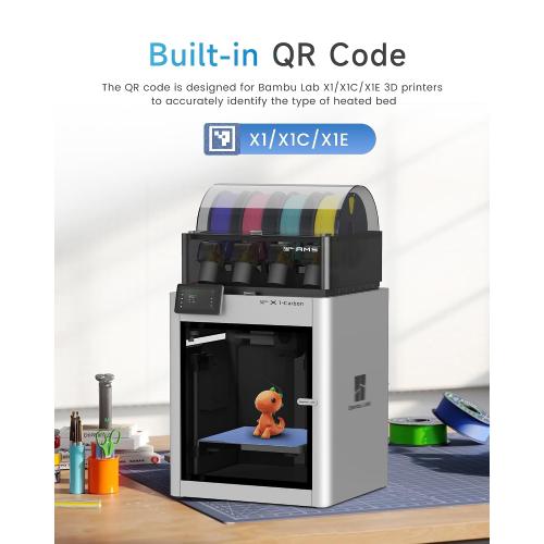 YOOPAI Cold Build Plate for Bambu Lab X2D/P2S/A1/X1C/P1P/P1S/X1E, Blue | 257x257mm, Double-Sided Room-Temperature Printing, UltraTack Coating High Adhesion Low-Temperature Printing