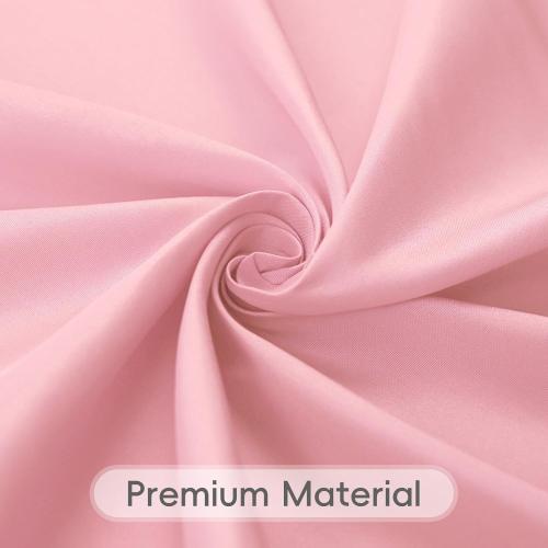 8 Pack Pink Round Tablecloth 90 Inch Table Cloth for Round Tables, Washable Polyester Fabric Stain and Wrinkle Resistant Decorative Table Cover for Wedding Party Dining Banquet