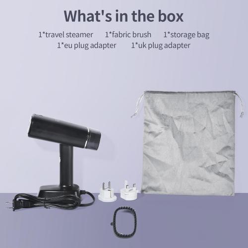 Dual Voltage(100~250V) Travel Steamer for Clothes Portable Mini with European Plug Adapter for International Travel, Europe Travel Essentials for Women, European Travel Must Haves, maybe missing one piece