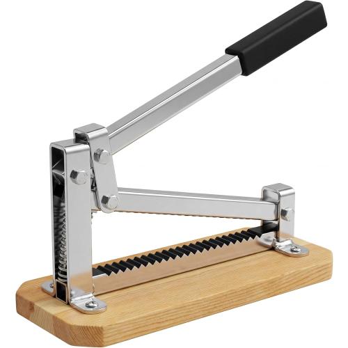 Pelamatic - Manual Nutcracker | Universal Adaptability for All Nuts | Durable Zinc Plated Iron & Wood | Fast & Efficient Nut Splitting | Portable & Compact Design, Grey/Brown, Normal Size, Iron Wood