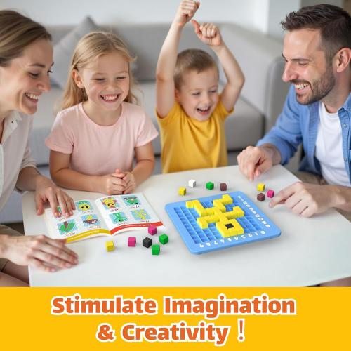 STEM Toys Pixel Art Kit for Kids - Arts and Crafts Gift for Boys & Girls 5