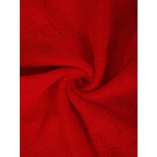 CASALINO Plush Collection Towel Set, Premium Quality 100% Pure Cotton, Highly Absorbent, Super Soft, Soft and Plush, (6 PCS Hand Towel Set, Red)