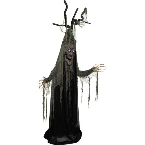 LED Lighted and Animated Tree Man Halloween Decoration - 7'