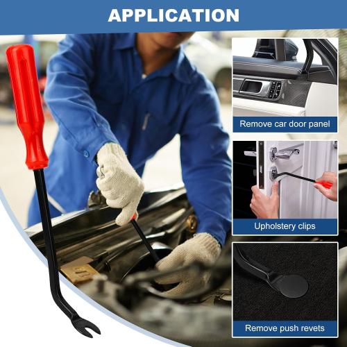 240 Pcs Bumper Clips Car Clips Plastic Rivets of 12 Most Popular Sizes and 5 Fastener Removers Fasteners Push Retainer Kit Auto Push Pin Rivets Set