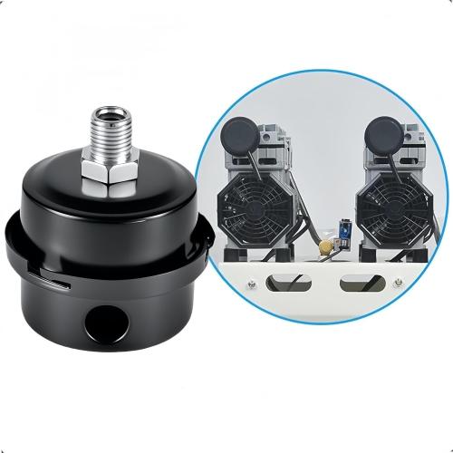 3/4”Thread Air Compressor Intake Filter Silencer,20mm Metal Sound Muffler