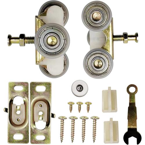 Pocket Door Hanger 1 POM Ball Bearing Wheels 200 LBS for Johnson Part # 1125 1500 Hardware Kit Door Window Accessories