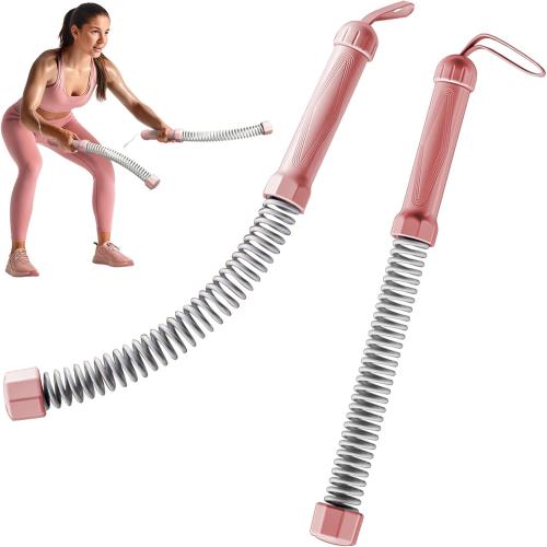 2PCS Weighted Ropeless Battle Ropes, 3.5 lbs in total, Heavy Duty Workout Rope for Home Gym with Training Poster, Portable Workout Rope for Strength Training, HIIT, Cardio, Non-Slip Grip, Fitness Equipment for Men & Women