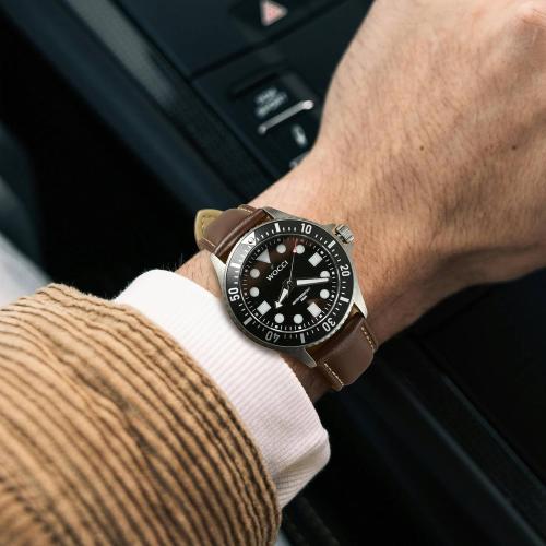 Strap code Watch Band for Men and Women,  Dark Brown