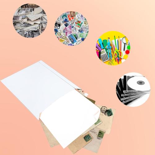 Pack of 30 Rigid Mailers 8 x 10 Inches with Self Adhesive Seal 30 Pack, Bulk White Cardboard Envelopes for Shipping Photo, Documents, Letters, Packaging Supplies