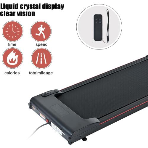 Walking Pad, Under Desk Treadmills for Home, 300 Lbs Capacity, 3 in 1 Portable Under Desk Treadmill for Home and Office with Remote Control, LED Display