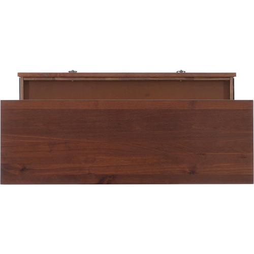 Linon Home Dcor Console Table, 42.01w x 13.98d x 30.71h, Antique Tobacco