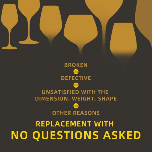 Stemless Wine Glasses Set of 12, 15 Ounce Smooth Rim Standard Wine Glass Tumbler for Red, White Wine, Dishwasher Safe